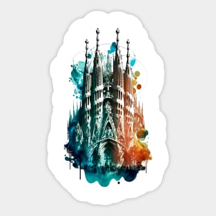 sagrada familia Sticker